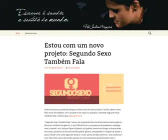 Julianaramiro.com.br(Escrever é sacudir o sentido do mundo) Screenshot