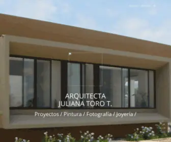 Julianatoro.net(Juliana Toro Arquitecta) Screenshot