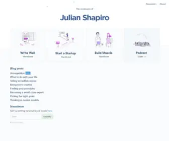 Julian.com(Julian Shapiro) Screenshot