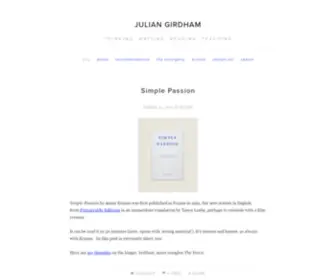 Juliangirdham.com(Julian Girdham) Screenshot