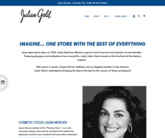 Juliangoldshop.com(JULIAN GOLD) Screenshot