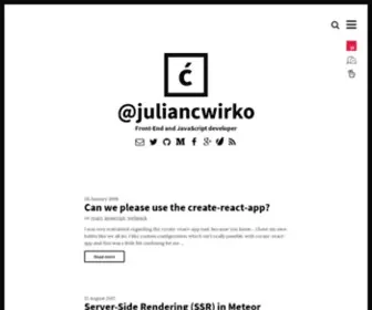 Julian.io(JavaScript developer) Screenshot