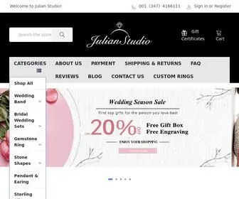 Julianjewelry.com(Julian Studio) Screenshot