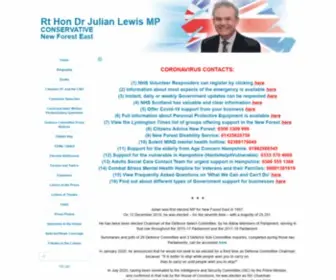 Julianlewis.net(Rt Hon Sir Julian Lewis MP) Screenshot