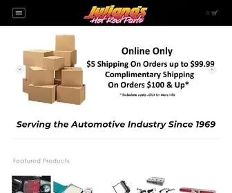 Julianos.com(Street Rod Parts) Screenshot