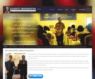 Juliantosimanjuntak.com(Julianto Simanjuntak) Screenshot