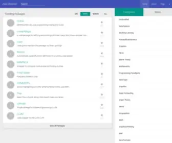 Juliaobserver.com(Julia Observer) Screenshot