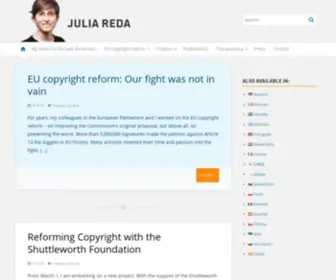 Juliareda.eu(Felix Reda) Screenshot