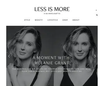 Juliarestoinroitfeld.com(LESS IS MORE) Screenshot