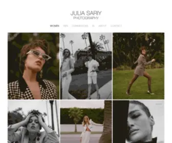 Juliasariy.com(New York Fashion Photographer) Screenshot