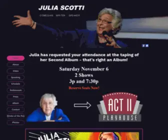 Juliascotti.com(Julia Scott) Screenshot