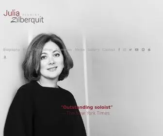 Juliazilberquit.com(Pianist Julia Zilberquit) Screenshot