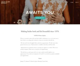 Julieallenbridals.com(Julie Allen Bridals) Screenshot