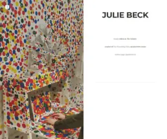 Juliebeck.net(About) Screenshot