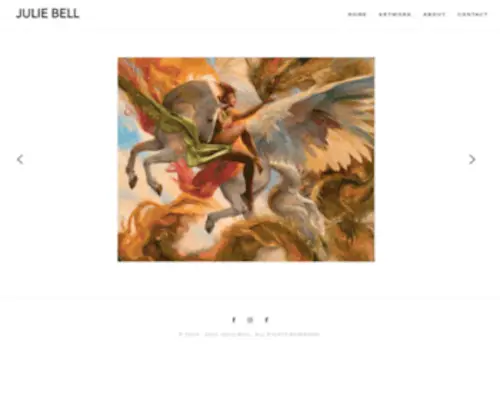 Juliebell.com(Fine Art by Julie Bell) Screenshot