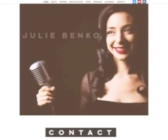 Juliebenko.com(Julie Benko) Screenshot