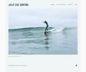 Juliecoxsurfing.com(Julie Cox Surfing) Screenshot