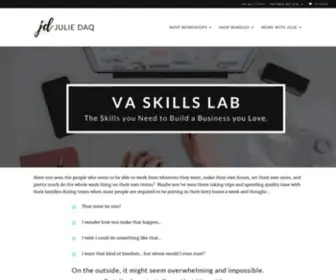 Juliedaq.com(VA Skills Lab) Screenshot