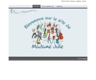 Juliedoremi.com(Bienvenue) Screenshot