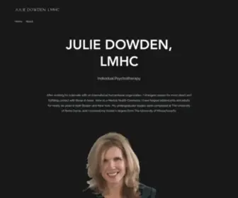 Juliedowdenlmhc.com(Julie Dowden) Screenshot