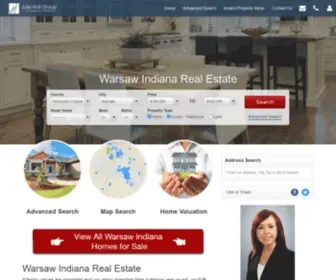 Juliehallgroup.com(Warsaw Indiana Real Estate) Screenshot