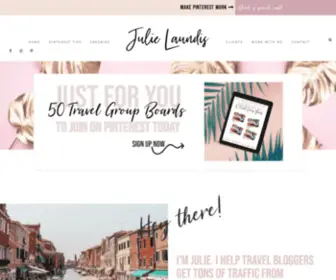 Julielaundis.com(Julie Laundis) Screenshot