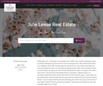 Julielease.com(Julie Lease your Spokane Realtor) Screenshot