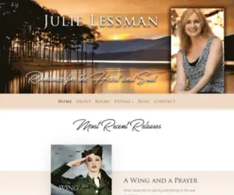 Julielessman.com(Julie Lessman) Screenshot