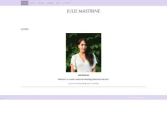 Juliemastrine.com(Julie Mastrine) Screenshot