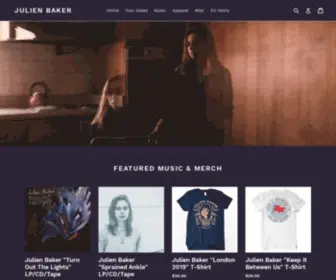 Julienbaker.com(Julien Baker) Screenshot