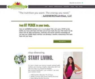 Julienergynutrition.com(Miami Nutritionist) Screenshot