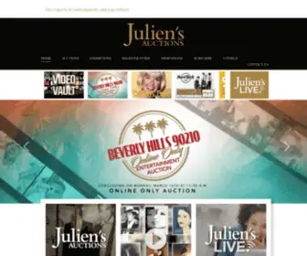 Juliensauctions.com(Julien's) Screenshot