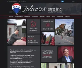 Julienstpierre.com(Maison, Condo à vendre Terrebonne et Lachenaie) Screenshot