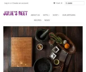 Juliesbeet.com(Please Log In) Screenshot