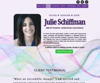 Julieschiffman.com(Emotional Freedom Techniques (EFT/Tapping)) Screenshot