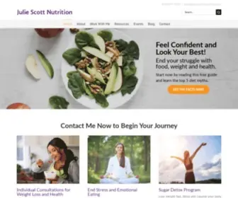 Juliescottnutrition.com(Nutritionist Palo Alto) Screenshot