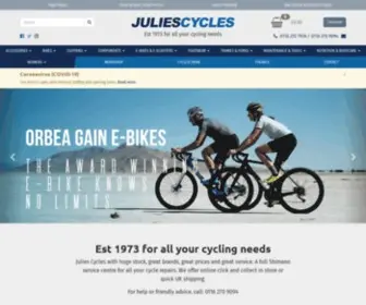 Juliescycles.co.uk(Julie's Cycles) Screenshot