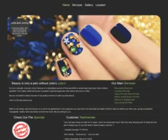 Juliesnailsaz.com(Nail salon Glendale) Screenshot