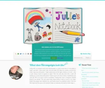 Juliesnotebook.co.uk(Julie's Notebook) Screenshot