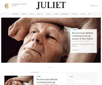 Juliet-Artmagazine.com(Juliet Art Magazine) Screenshot