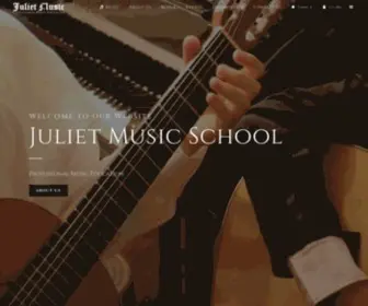 Julietmusic.com(Professional Music Education) Screenshot