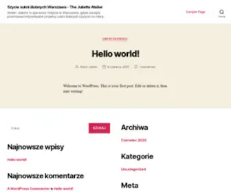 Juliette.pl(Szycie sukni) Screenshot