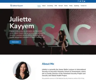 Juliettekayyem.com(Juliette Kayyem) Screenshot