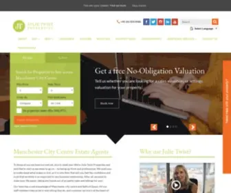 Julietwist.co.uk(Julie Twist Properties Manchester) Screenshot