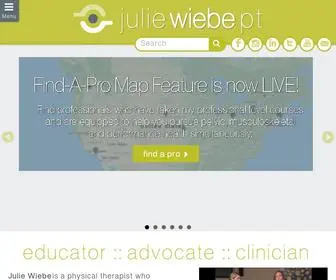 Juliewiebept.com(Julie Wiebe) Screenshot