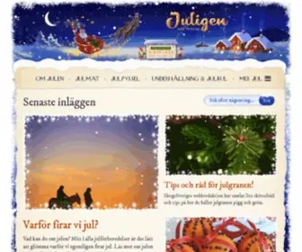 Juligen.se(Allt om julen) Screenshot