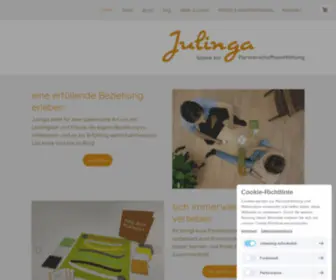 Julinga.de(Spiele zur Partnerschaftsentfaltung) Screenshot