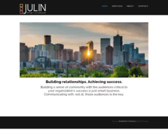 Julinstrategic.com(Julin Strategic Communications) Screenshot