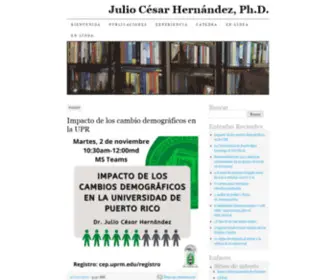 Juliocesarhernandez.com(Julio) Screenshot