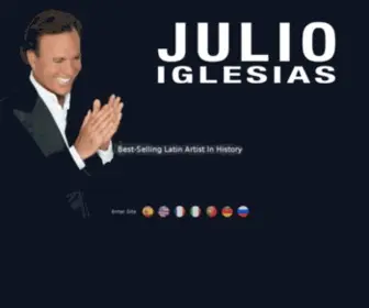 Julioiglesias.com(Julio Iglesias) Screenshot